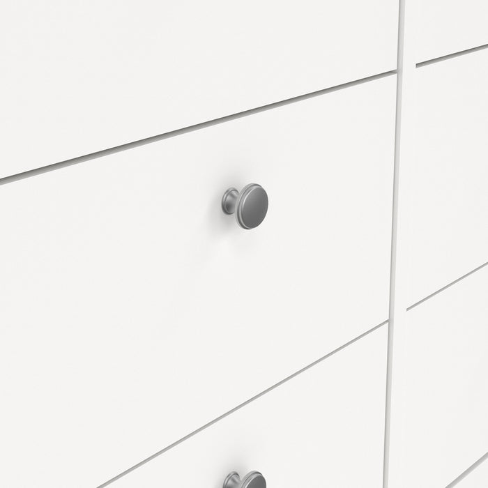 Madrid Double Dresser 4+4 Drawers in White