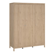 Madrid Wardrobe with 3 Doors in Jackson