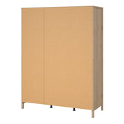 Madrid Wardrobe with 3 Doors in Jackson Hickory Oak