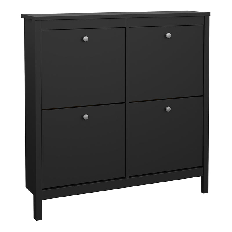 Madrid Shoe Cabinet 4 Flip Down Doors