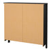 Madrid Shoe Cabinet 4 Flip Down Doors in Matt Black