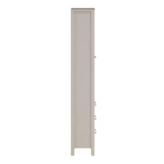 Madrid China Cabinet 2 Glass Doors with 3 Drawers in Cashmere
