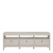 Madrid TV Unit 3 Drawers in Cashmere