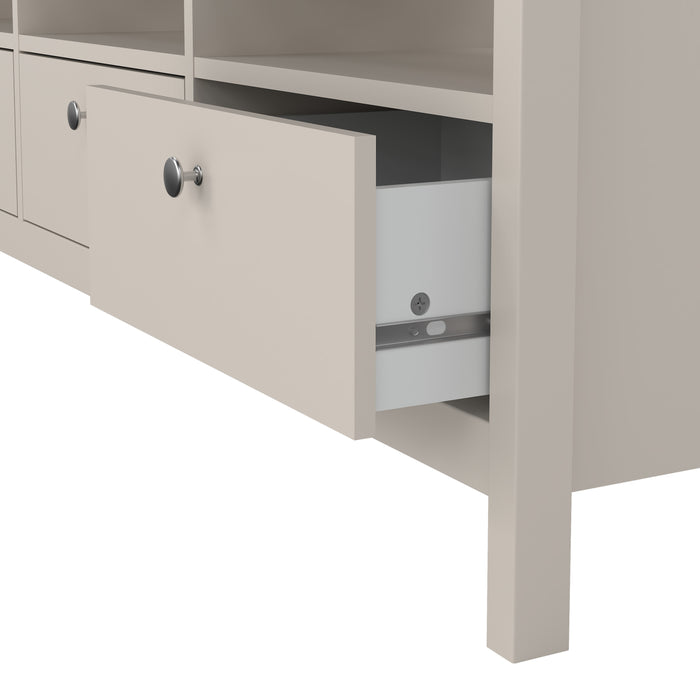 Madrid TV Unit 3 Drawers in Cashmere