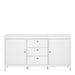 Madrid Sideboard 2 Doors 3 Drawers in White