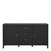 Madrid Sideboard 2 Doors 3 Drawers in Matt Black