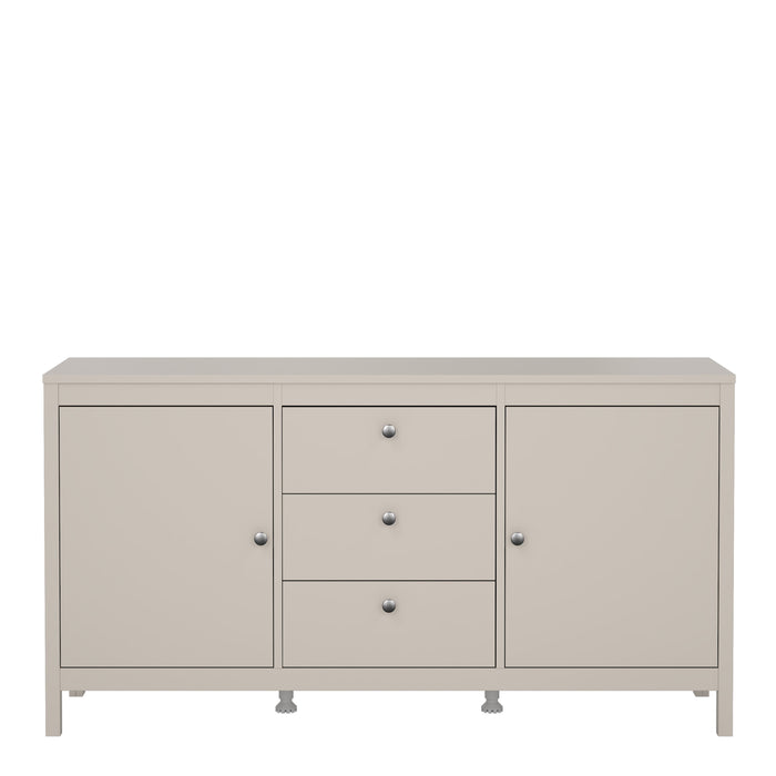 Madrid Sideboard 2 Doors + 3 Drawers in Cashmere