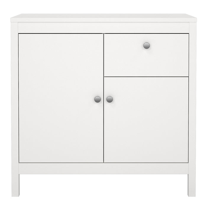 Madrid Sideboard 2 Doors 1 Drawer in White