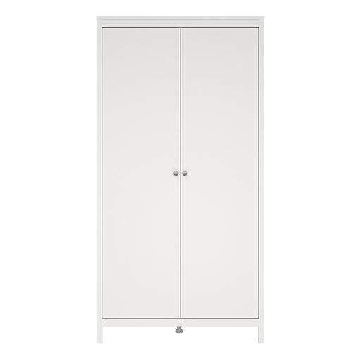 Madrid Wardrobe with 2 Doors in White