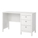 Madrid Desk 3 Drawers White
