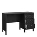 Madrid Desk 3 Drawers Matt Black