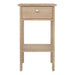 Madrid Bedside Table with 1 Drawers in Jackson Hickory Oak