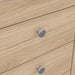 Madrid Bedside Table 3 Drawers in Jackson Hickory Oak