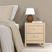Madrid Package - Bedside Table 2 Drawers + Chest 5 Drawers + 2 Door Wardrobe in Jackson Hickory Oak