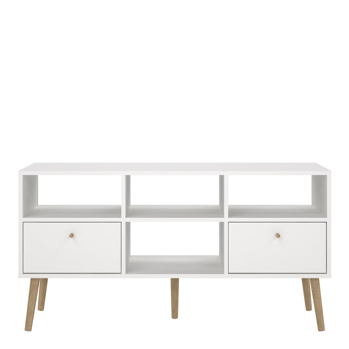 Cumbria TV-Unit 2 Drawers White