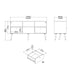 Cumbria TV-Unit 2 Drawers Dark Grey
