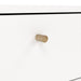 Cumbria Nightstand 1 Door + 1 Drawer White