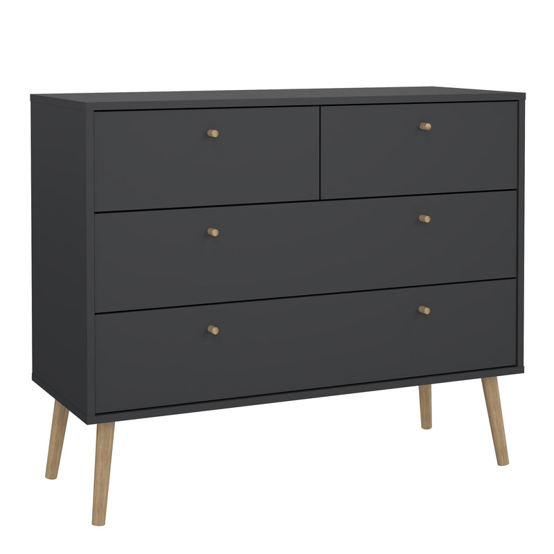Cumbria Chest 2 + 2 Drawers Dark