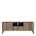 Kendall TV-Unit with 2 Doors + 1 Drawer Oak and Black