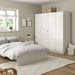 Brande Wardrobe with 4 Frame Doors in White