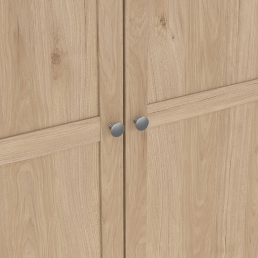 Brande Wardrobe with 4 Frame Doors in Jackson Hickory Oak
