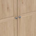 Brande Wardrobe with 4 Frame Doors in Jackson Hickory Oak