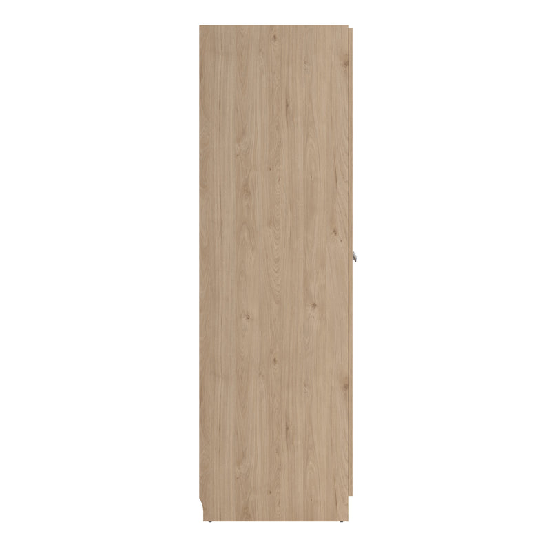 Brande Wardrobe with 4 Frame Doors in Jackson Hickory Oak