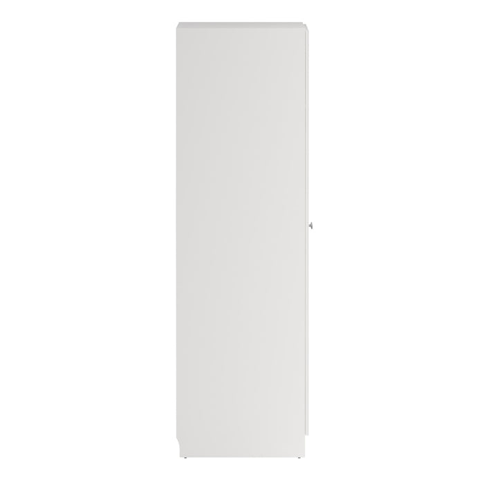 Brande Wardrobe with 2 Frame Doors in White