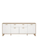 Ikast Sideboard 4 Doors + 1 Drawer in Jackson Hickory and White