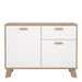 Ikast Sideboard 2 Doors + 1 Drawer in Jackson Hickory and White