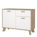 Ikast Sideboard 2 Doors + 1 Drawer in Jackson Hickory and White