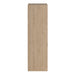 Line Wardrobe with 2 Sliding Doors 1 Sliding Door with Mirror in Jackson Hickory Oak