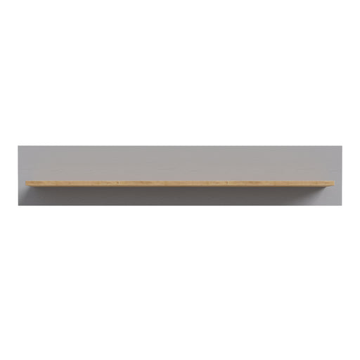 Bohol 160cm Wall Shelf in Riviera Oak/Grey Oak
