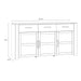 Bohol 3 Door 3 Drawer Sideboard in Riviera Oak/Navy