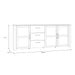 Bohol 3 Door 3 Drawer Large Sideboard in Riviera Oak/Grey Oak