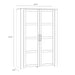 Bohol 2 Door Display Cabinet in Riviera Oak/White