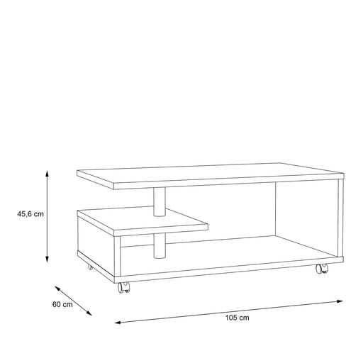 Bailey Coffee Table in Antique Oak