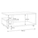 Bailey Coffee Table in Concrete Grey