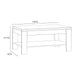 Bohol Coffee Table in Riviera Oak/Navy