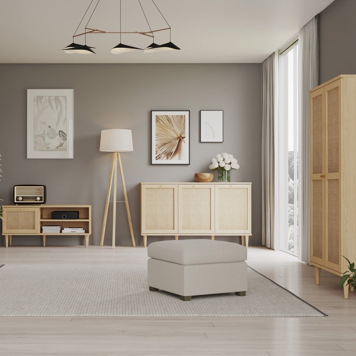 Calasetta 3 Door Sideboard in Rattan 