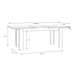 Illopa Extending Dining Table 160-207cm in Oak Nelson/Snowy Oak