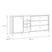 High Rock (Large) Sideboard in Matt Black/Riviera Oak