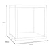 Mauro Singular Storage Unit in Matt White