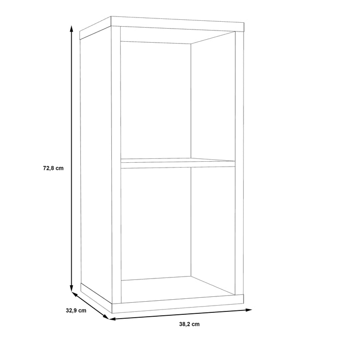 Mauro 1 Shelf Storage Unit in Sonoma Oak