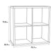 Mauro 2x2 Storage Unit in Matt White