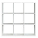 Mauro 3x3 Storage Unit in Matt White