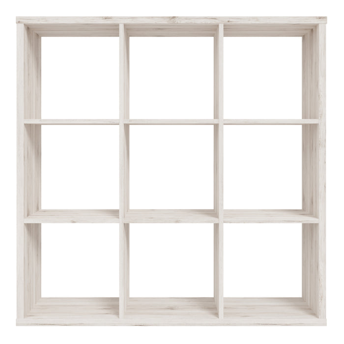 Mauro 3x3 Storage Unit in Sand Oak