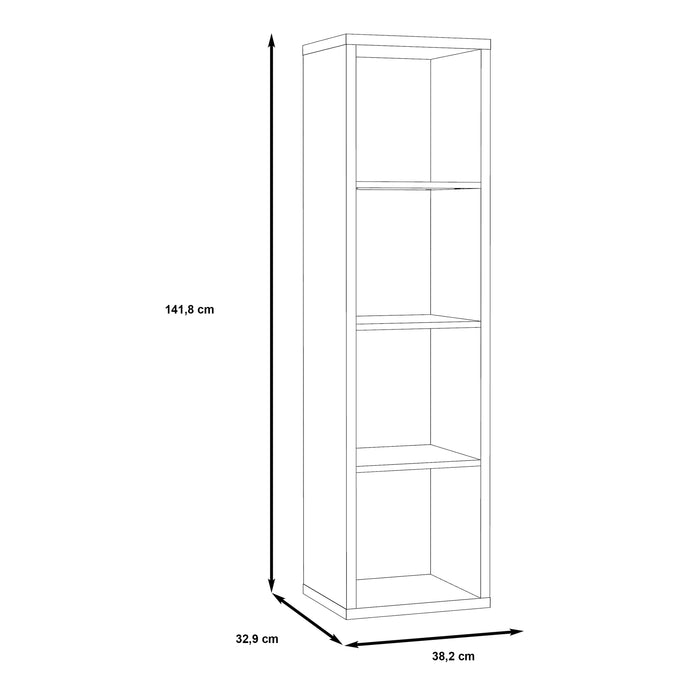 Mauro 3 Shelves Storage Unit in Artisan Oak