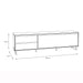 Nikomedes TV Unit  in Spica Oak/Matt Black/Bartex Oak