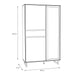 Nikomedes Display Cabinet in Spica Oak/Matt Black/Bartex Oak